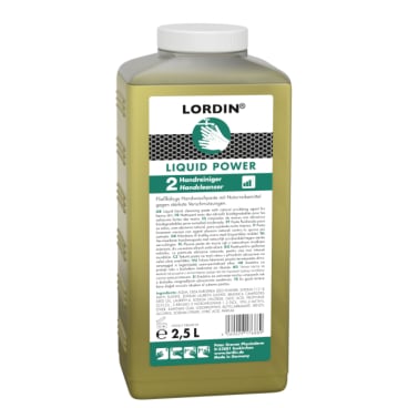 LORDIN Handwaschpaste LIQUID POWER - Reinigungslösung mit Naturreibemittel in Tube - Med-Praxisbedarf