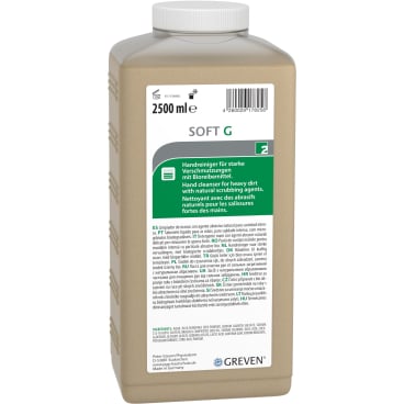 GREVEN SOFT G Handreiniger in Anwendung - pastös für medizinische Handreinigung - Med-Praxisbedarf