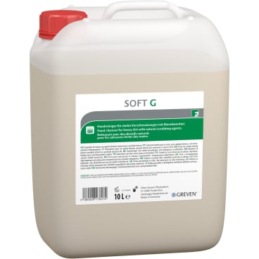 Handreiniger SOFT G von Greven - Detailaufnahme der pastösen Konsistenz - Med-Praxisbedarf