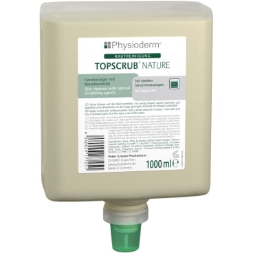 Physioderm Handreiniger TOPSCRUB - praktische Tube für Werkstatt und Industrie - Med-Praxisbedarf