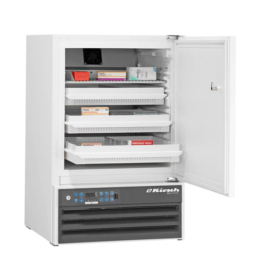 Professioneller Medikamentenkühlschrank Kirsch MED-100 - 100 Liter, für Impfstoffe und Arzneimittel - Med-Praxisbedarf