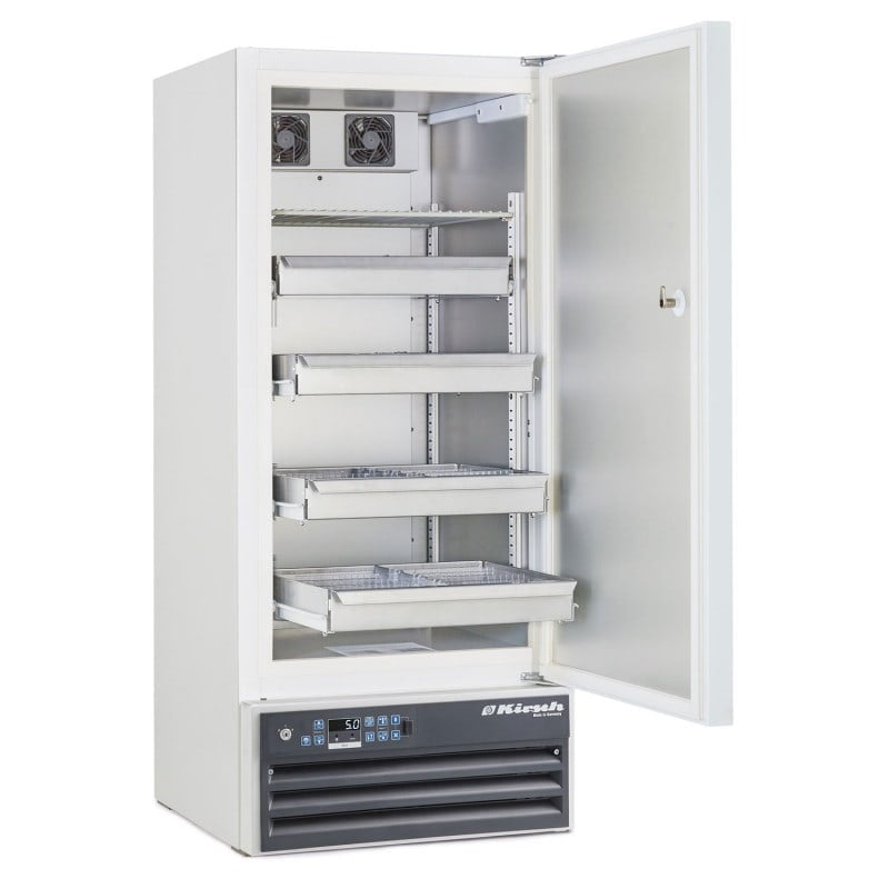 Großer Medikamentenkühlschrank Kirsch MED 200 PRO-ACTIVE - 200 Liter Fassungsvermögen - Med-Praxisbedarf