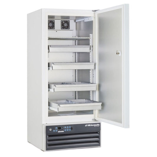 Großer Medikamentenkühlschrank Kirsch MED 200 PRO-ACTIVE - 200 Liter Fassungsvermögen - Med-Praxisbedarf