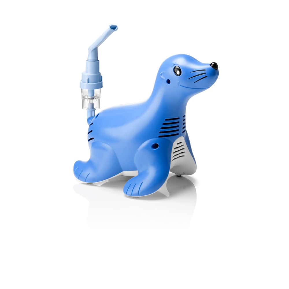 Inhaliergerät für Kinder Sami der Seehund - kindgerechtes Design von Philips Respironics - Med-Praxisbedarf