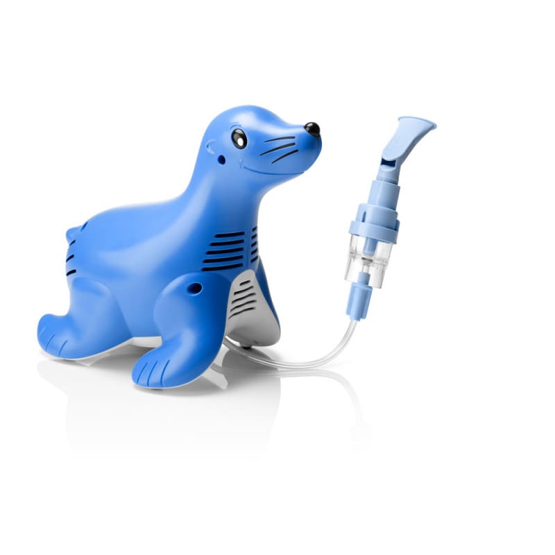 Inhaliergerät für Kinder Sami der Seehund - kindgerechtes Design von Philips Respironics - Med-Praxisbedarf
