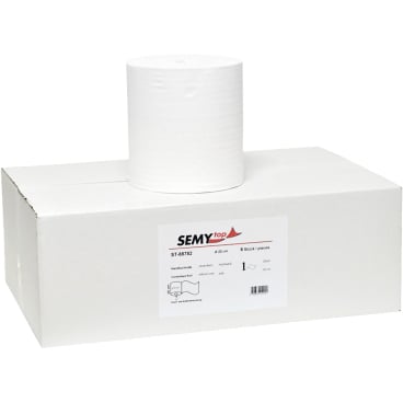 Handtuchrolle ohne Kern aus 100% Zellstoff - Hygieneprodukt für Praxis und Klinik - Med-Praxisbedarf