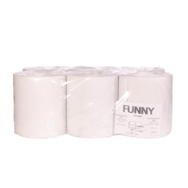 Papierhandtuch-Rolle 1-lagig weisslich - aus 100% Recyclingpapier für Praxis und Klinik - Med-Praxisbedarf