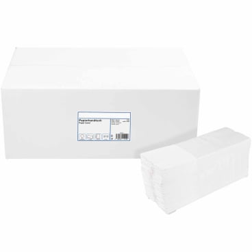 Papierhandtücher 2-lagig weißlich 24,5x30,5 cm - Für medizinische Einrichtungen - Med-Praxisbedarf