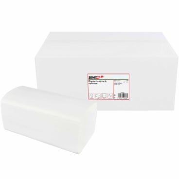 V-Falz Papierhandtücher 24 x 21 cm - 2-lagig, ideale Lösung für Kliniken und Praxen - Med-Praxisbedarf