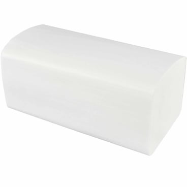 Papierhandtücher 24 x 21 cm 2-lagig weiß - aus 100% Zellstoff, Standard für Pflegeeinrichtungen - Med-Praxisbedarf