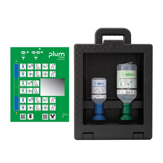 Plum iBox 2 transportable Augenspülstation - staubgeschützt IP55, Aufbewahrung für Flaschen - Med-Praxisbedarf