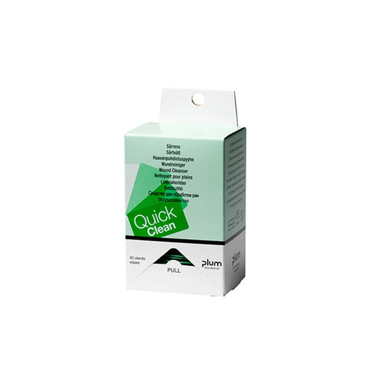 QuickClean Wundreinigungstücher Nachfüllpack - für kleine Wunden und Schnittverletzungen - Med-Praxisbedarf