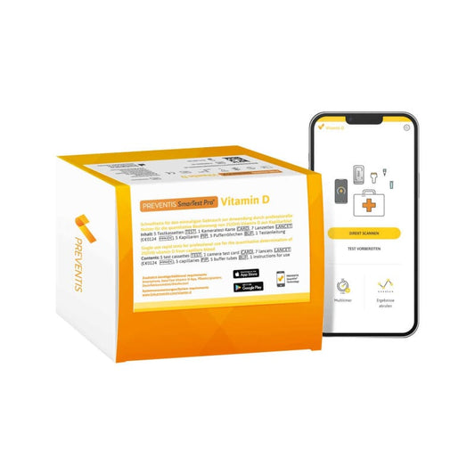 Preventis SmarTest Pro Vitamin D Test - quantitativer Schnelltest für 25(OH)-Vitamin D mit Blutentnahme - Med-Praxisbedarf