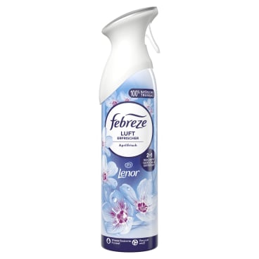 Febreze Raumspray Lufterfrischer in der Hand - Anwendung zur Geruchsneutralisierung in Pflegeeinrichtungen - Med-Praxisbedarf