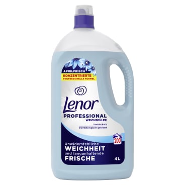 Lenor Weichspüler Aprilfrisch für Profis - 5 Liter Kanister mit frischem Duft für Klinikwäsche - Med-Praxisbedarf