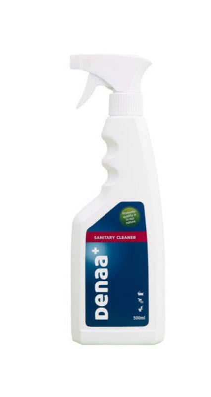 DENAA+ Sanitärreiniger von Provilan - mikrobieller Reiniger für Waschbecken, Toiletten und Fliesen - Med-Praxisbedarf