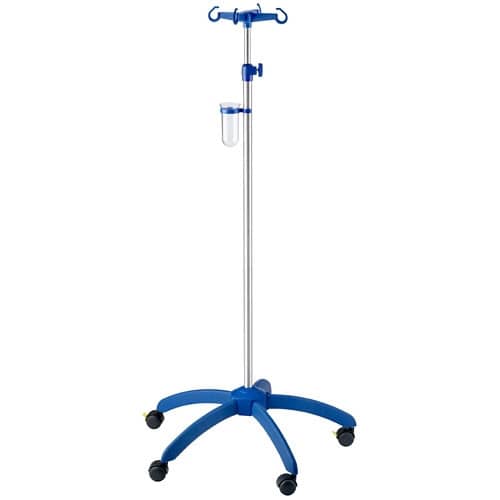 Design-Infusionsständer Provita - höhenverstellbar von 1,35 bis 2,15 Meter, kippsicher - Med-Praxisbedarf