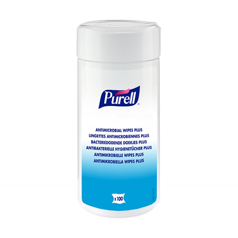 PURELL Hand & Surface Desinfektionstücher - Feuchttücher für Hände und Oberflächen, 99,99% Wirkung - Med-Praxisbedarf