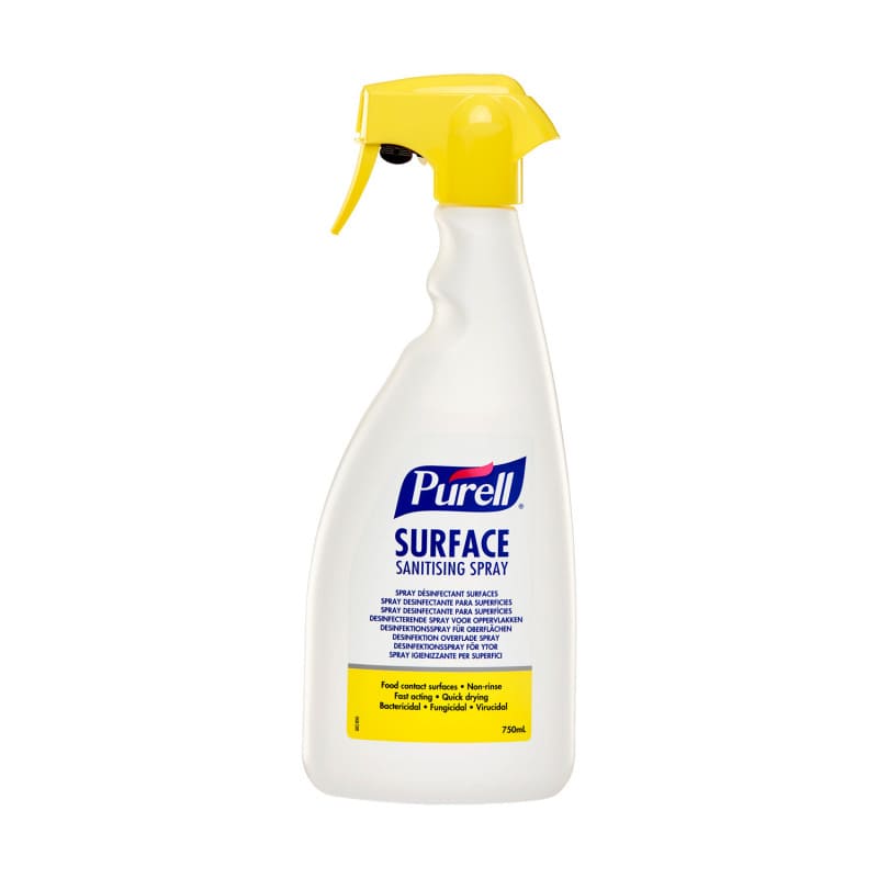 Purell Oberflächen-Desinfektionsspray - für schnelle Reinigung medizinischer Oberflächen - Med-Praxisbedarf
