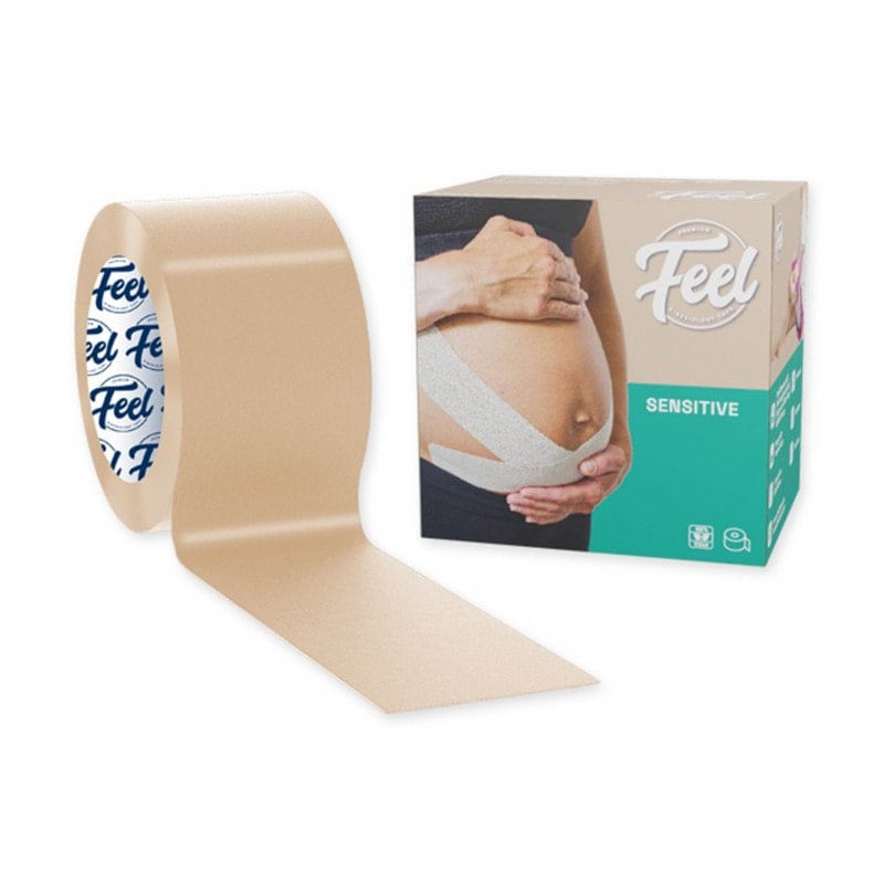 Feel Sensitive Tape Anwendung am Knie - hautschonendes Tape für Physiotherapie - Med-Praxisbedarf