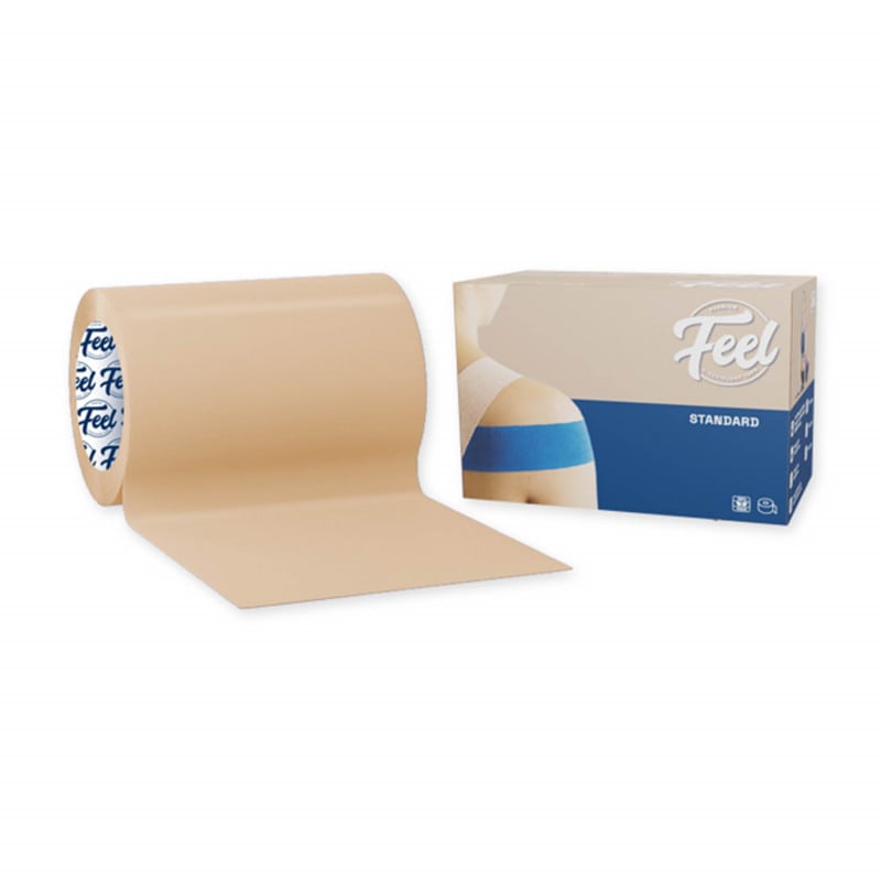 Feel Standard Tape Anwendung an der Schulter - unterstützendes Tape für Physiotherapie - Med-Praxisbedarf