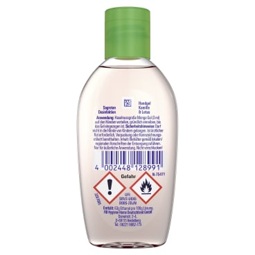 SAGROTAN Desinfektionsgel Flasche - praktisches Handgel für die hygienische Händedesinfektion - Med-Praxisbedarf