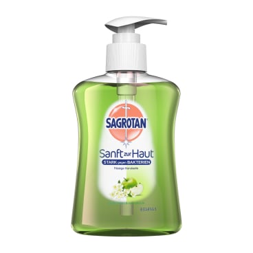 SAGROTAN Flüssigseife 250 ml Flasche - für tägliche Handhygiene in Praxen und Pflege - Med-Praxisbedarf