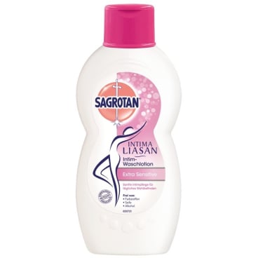 SAGROTAN Intima Liasan Extra Sensitive Waschlotion - pH-hautneutral, sanfte Intimpflege - Med-Praxisbedarf