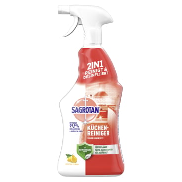 Sagrotan Küchenreiniger 2in1 spritzige Zitrone - entfernt Fett und Schmutz, hygienisch - Med-Praxisbedarf