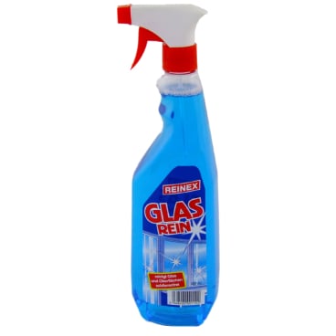 Reinex Glasrein Sprühflasche - alkoholhaltiger Reiniger für Fenster und Spiegel - Med-Praxisbedarf