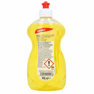 Reinex Ultra-Fix Spülmittel Citrus Flasche - entfernt hartnäckige Nahrungsreste von Geschirr und Besteck - Med-Praxisbedarf