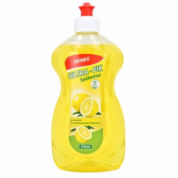 Reinex Ultra-Fix Spülmittel Citrus - starker Fett- und Schmutzlöser für Geschirr in Großküchen - Med-Praxisbedarf