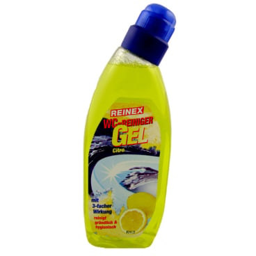 Reinex WC-Reiniger Gel Citro - spezielles Reinigungsmittel für Sanitärbereiche in Arztpraxen - Med-Praxisbedarf