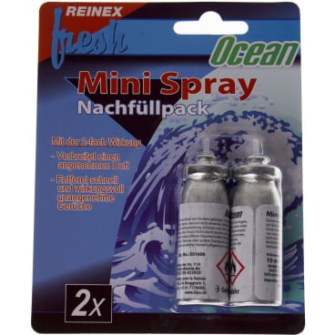 Nachfüllpack für Mini Spray - 2-teiliges Set zur Raumduft-Auffrischung - Med-Praxisbedarf