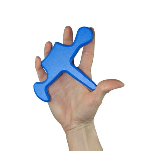 Richellis 3Dthumb Anwendung - Therapiehilfsmittel in der Hand eines Therapeuten im Einsatz - Med-Praxisbedarf