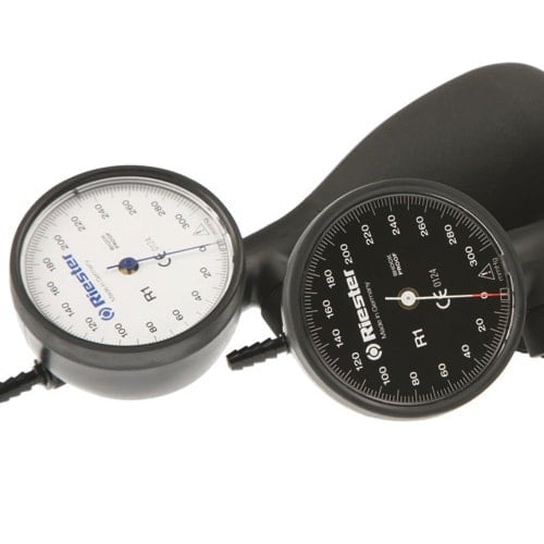 Manuelles Blutdruckmessgerät Riester R1 shock-proof - robustes Manometer für professionelle Anwendung - Med-Praxisbedarf