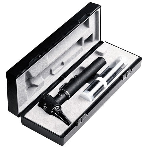 Otoskop-Set ri-mini F.O. - Handliches Set mit Fiberoptik für Gehörgangsuntersuchungen - Med-Praxisbedarf