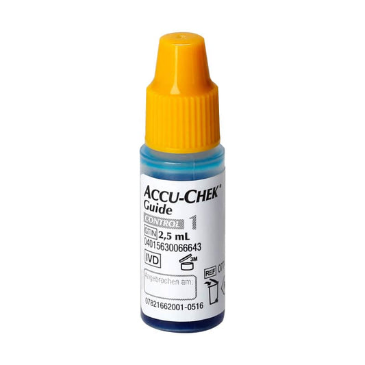 Accu-Chek Guide Kontrolllösung - Glucoselösung zur Überprüfung von Gerät und Teststreifen - Med-Praxisbedarf