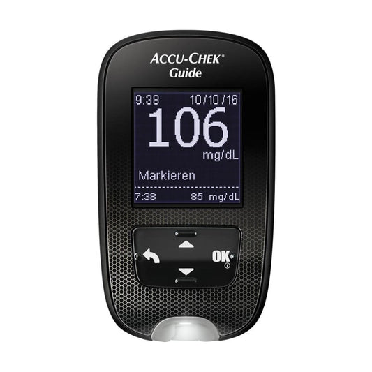 Accu-Chek Guide Blutzuckermessgerät - für Arztpraxen und Kliniken, Speicher für 720 Werte - Med-Praxisbedarf