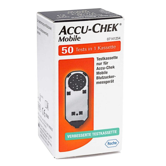Accu-Chek Mobile Testkassette - für 50 Blutzuckertests mit dem Accu-Chek Mobile System - Med-Praxisbedarf