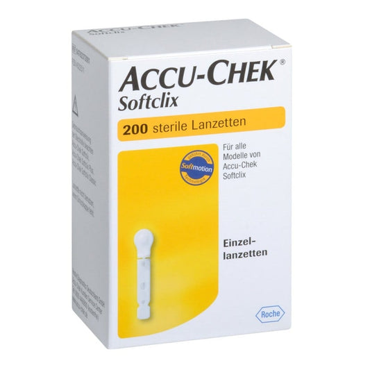 Accu-Chek Softclix Lanzetten - speziell für Softclix Stechhilfen, sterile Einzellanzetten - Med-Praxisbedarf