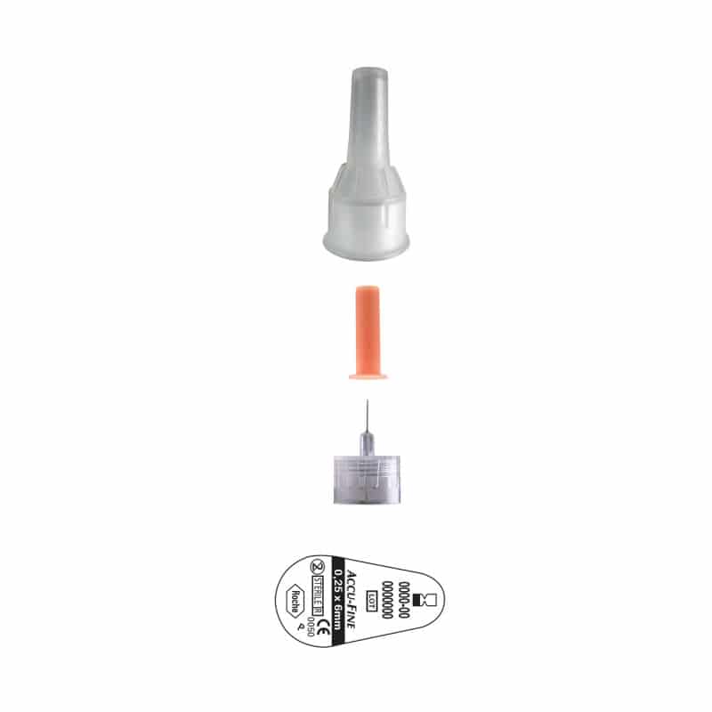 Accu-Fine Pen-Nadeln Packung - sterile Einwegnadeln zur Insulinabgabe in der Praxis - Med-Praxisbedarf