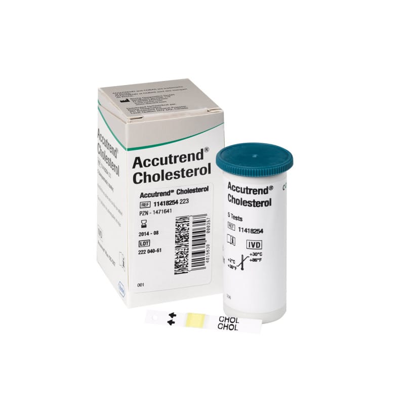 Accutrend Cholesterol Teststreifen - Cholesterin-Bestimmung mit Accutrend Plus - Med-Praxisbedarf