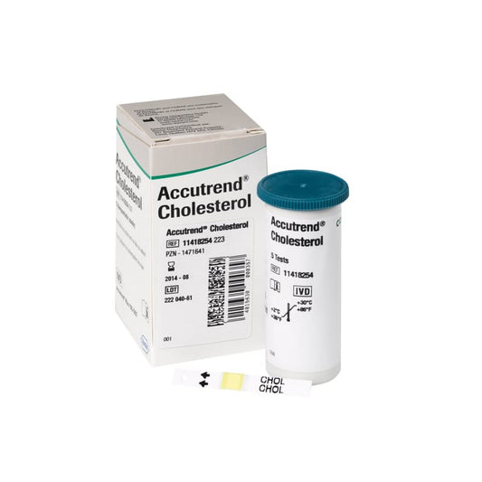 Accutrend Cholesterol Teststreifen - Cholesterin-Bestimmung mit Accutrend Plus - Med-Praxisbedarf