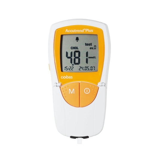 Accutrend Plus Blutanalysegerät von Roche - misst Cholesterin und Triglyzeride, für die Praxis - Med-Praxisbedarf