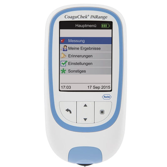 CoaguChek INRange Gerät - tragbares Blutgerinnungsmessgerät für Patienten-Selbstmanagement - Med-Praxisbedarf