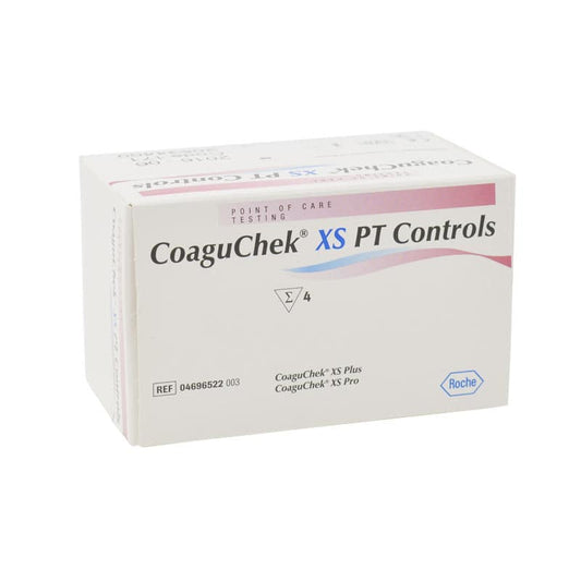 CoaguChek XS PT Controls 4 Flaschen - Kontrolllösung für XS Plus Messgerät