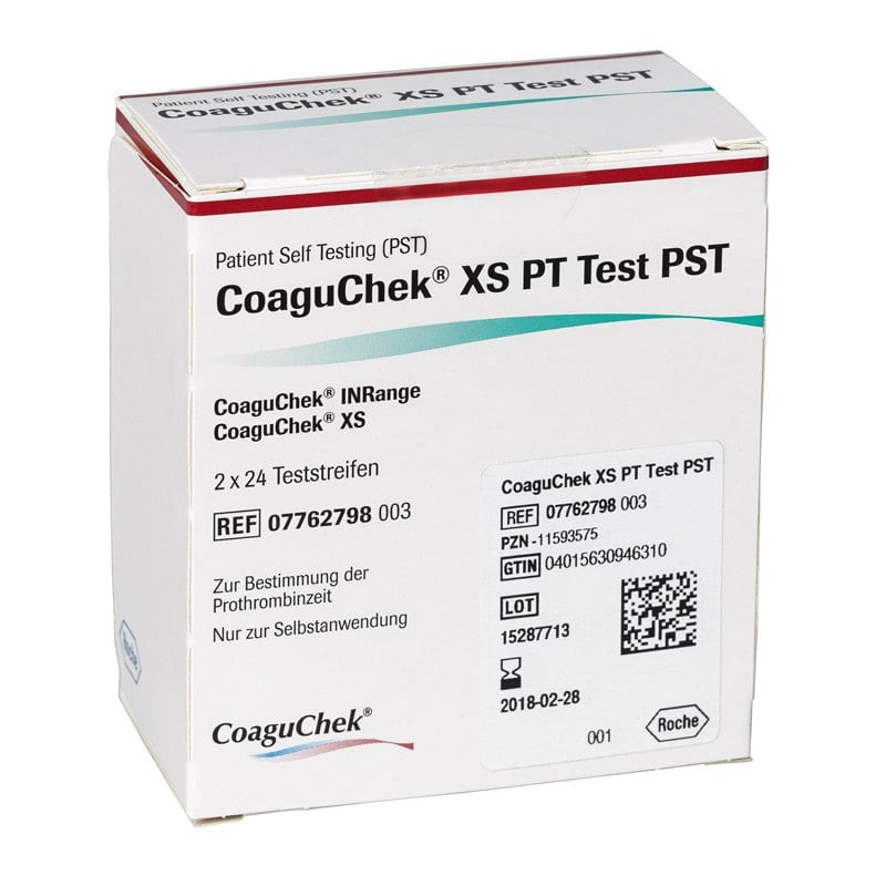 PST Teststreifen für CoaguChek XS - praktische Packung für die Praxis