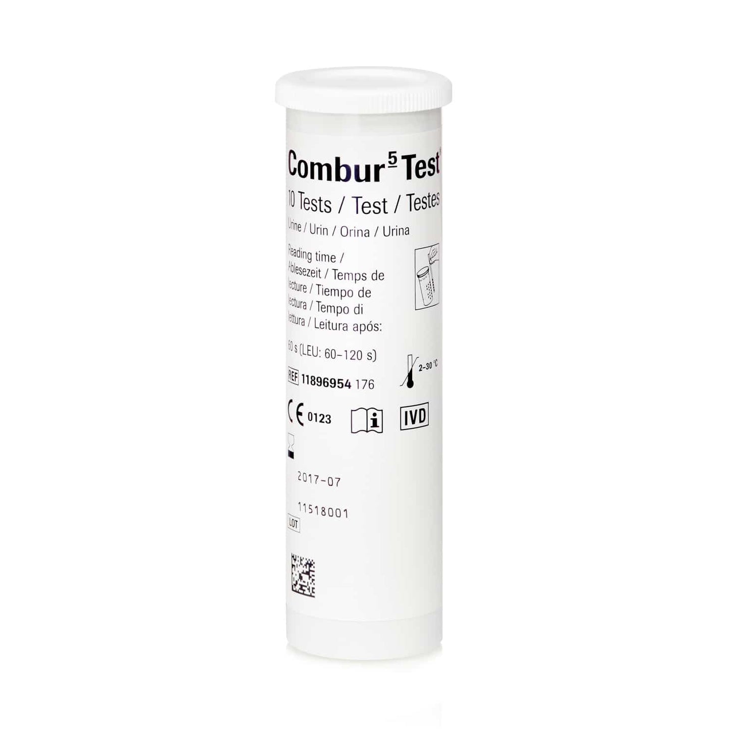 Combur 5 Test HC 10 Stück - Urinteststreifen von Roche Diagnostics - Med-Praxisbedarf