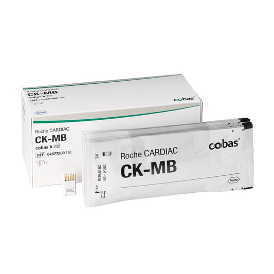 Roche CARDIAC CK-MB Teststreifen - quantitative CK-MB Bestimmung im Blut, für cobas h232 - Med-Praxisbedarf